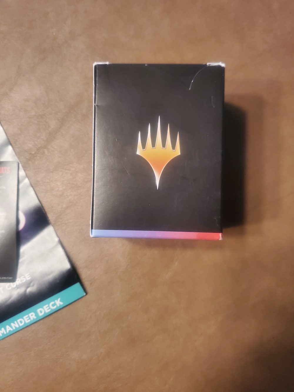 Black Deck Box with Gold Emblem